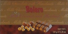 Bolero milk chocolate with Haselnuts